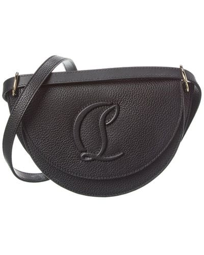 Christian Louboutin By My Side Leather Shoulder Bag - Black