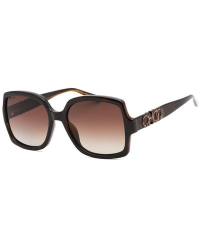 Jimmy Choo Sammi G 55mm Sunglasses - Brown