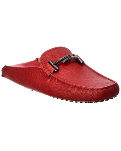 Tod's Leather Loafer - Red