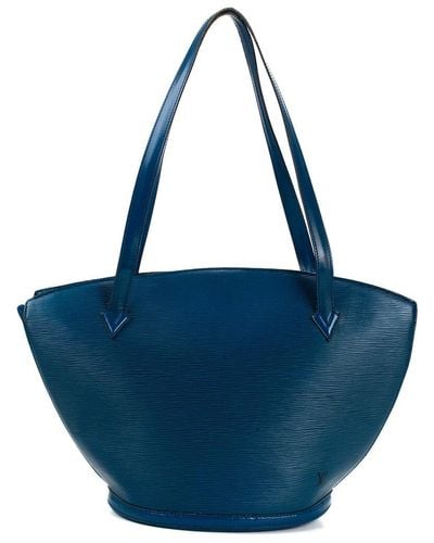 Louis Vuitton Epi Leather Saint Jacques Pm (Authentic Pre-Owned) - Blue