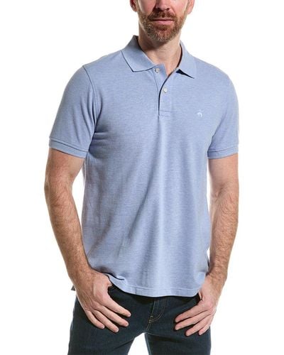 Brooks Brothers Slim Fit Performance Polo Shirt - Blue