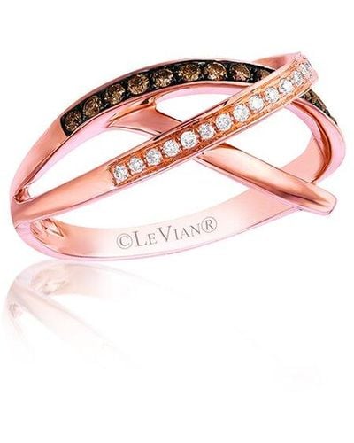 Le Vian 14k Strawberry Gold® 0.23 Ct. Tw. Diamond Ring - Pink