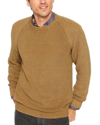 J.McLaughlin Solid Ennis Crewneck Sweater - Brown