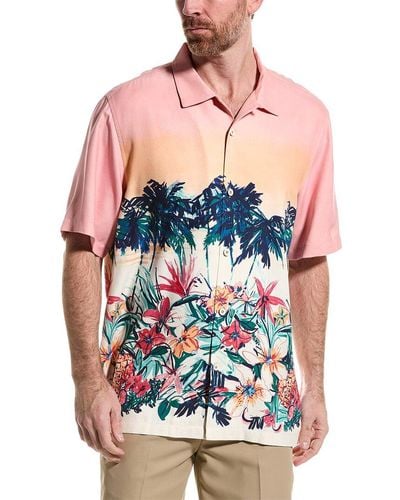 Tommy Bahama Palm Sunrise Shirt - Pink