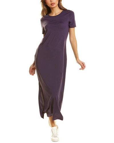 Theory Cherryal Travel Jersey Maxi Dress - Purple