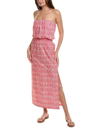 Helen Jon Jolie Bandeau Maxi Dress - Pink