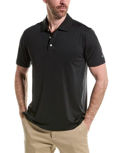 Brooks Brothers Performance Golf Polo Shirt - Black