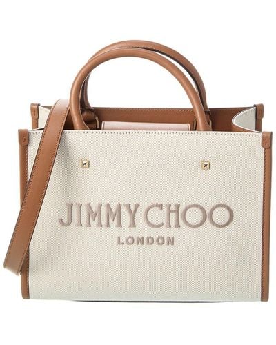 Jimmy Choo Riley medium tote (26.400 CZK) ❤ liked on Polyvore featuring bags,  handbags, tote bags, beige, beige tote bag,… | Beige tote bag, Medium tote,  Beige tote