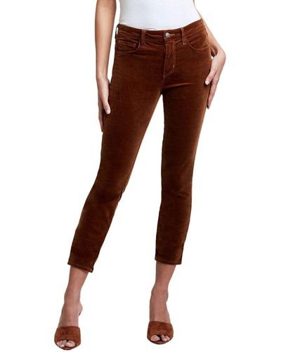 L'Agence Margot High Rise Skinny Jean - Brown