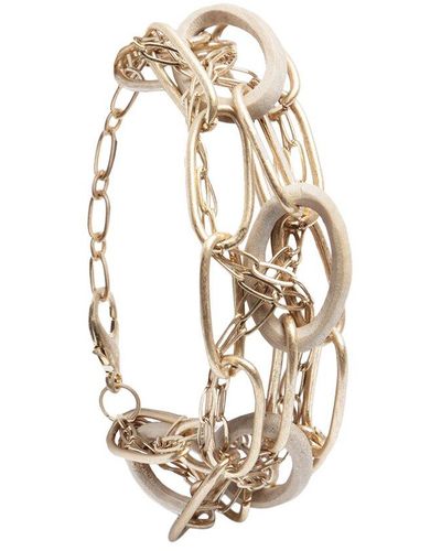 Saachi Chain Link Bracelet - Metallic