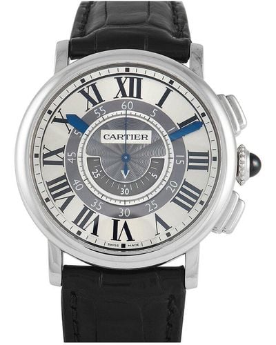 Cartier Rotonde De Watch (Authentic Pre-Owned) - Grey