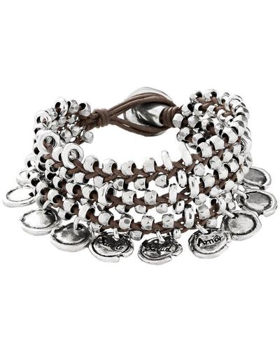 White Uno De 50 Bracelets for Women | Lyst