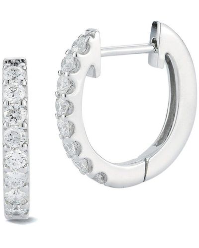 Nephora 14k 0.28 Ct. Tw. Diamond Earrings - White