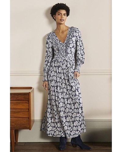 Boden Ruffle Jersey Maxi Dress - Multicolour