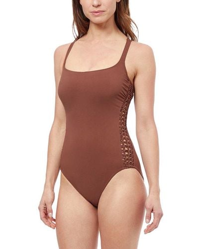 Gottex Iota Square Neck D-cup One-piece - Red