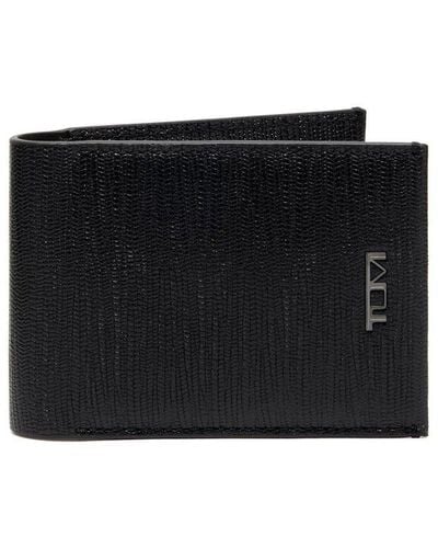 Tumi Leather Bifold Card Case - Black