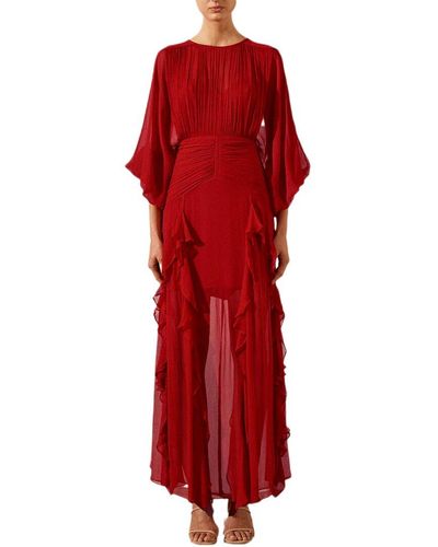 BURRYCO Maxi Dress - Red