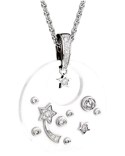 Chanel 18K 0.40 Ct. Tw. Diamond Comete Necklace (Authentic Pre-Owned) - White