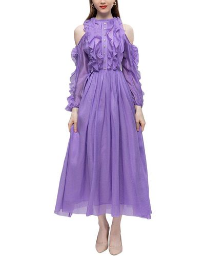 BURRYCO Maxi Dress - Purple
