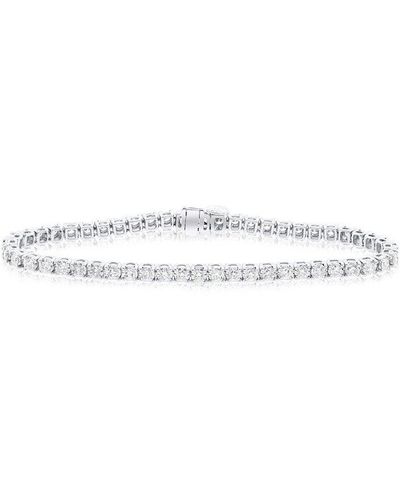 Diana M. Jewels 14k 3.04 Ct. Tw. Diamond Bracelet - White