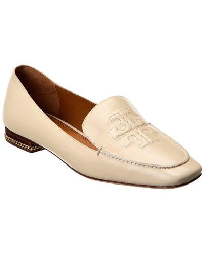 Tory Burch Ruby Leather Loafer - White