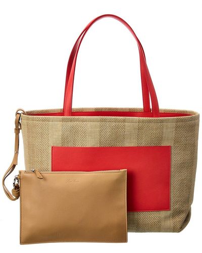 Loro Piana Tote - Red