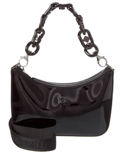 Christian Louboutin Loubila Mini Patent Shoulder Bag - Black