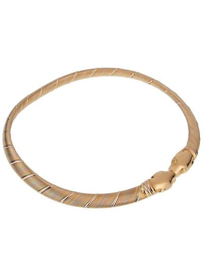 Cartier 18K Tri-Tone Panthere Choker Necklace (Authentic Pre-Owned) - White
