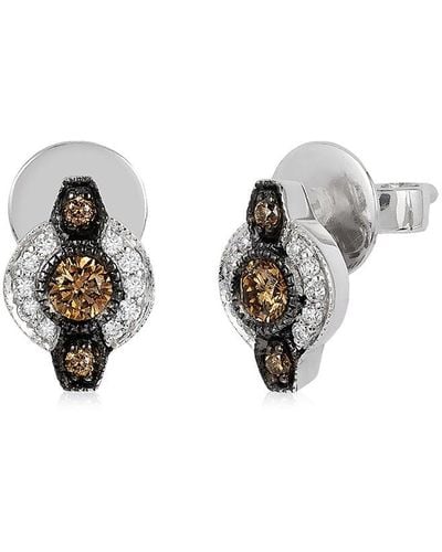 Le Vian 14k 0.37 Ct. Tw. Diamond Earrings - Metallic