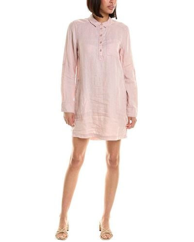 Michael Stars Eleanor Utility Linen Shirtdress - Pink
