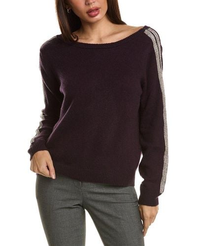 Elie Tahari Wool & Cashmere-blend Sweater - Black