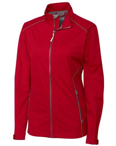 Cutter & Buck Weathertec Opening Day Softshell Raincoat - Red