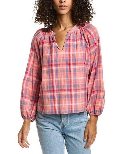 Drew Wesley Blouse - Red