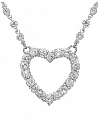 Diana M. Jewels Fine Jewellery 14k 2.00 Ct. Tw. Diamond Necklace - Metallic
