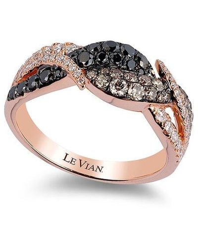 Le Vian Le Vian Exotics 14k Strawberry Gold 0.76 Ct. Tw. Diamond Ring - Metallic