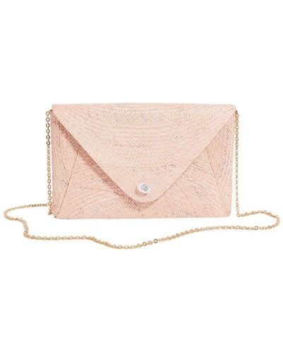 PAMELA MUNSON Envelope Clutch - Pink