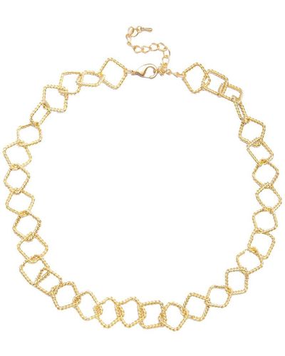 Saachi Collar Necklace - Metallic