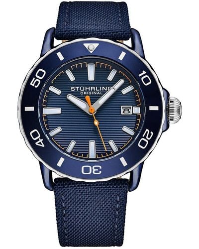 Stuhrling Aquadiver Watch - Blue