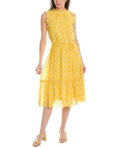 Tahari Midi Dress - Yellow
