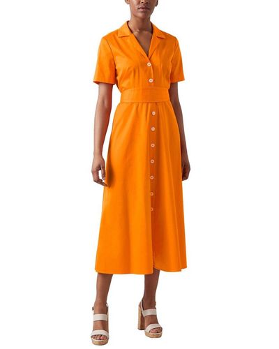 LK Bennett Joplin Dress - Orange