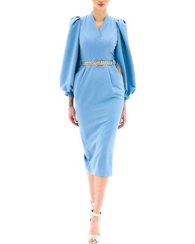 BGL Midi Dress - Blue