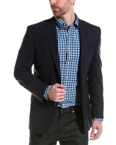 Brooks Brothers Classic Fit Wool-blend Suit Jacket - Blue