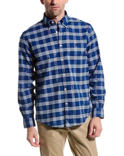 Brooks Brothers Regular Fit Oxford Shirt - Blue