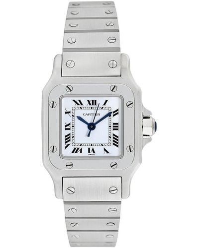 Cartier Santos Galbee Watch, Circa 1990S (Authentic Pre-Owned) - Grey