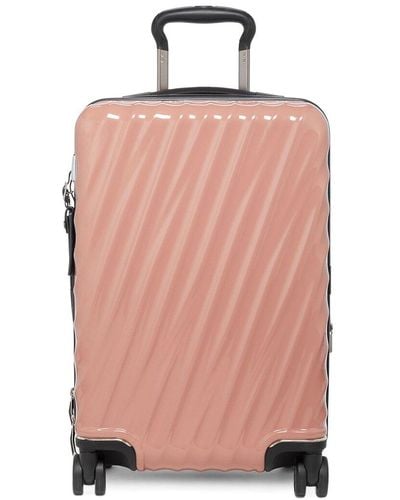Tumi 19 Degree International Expandable Leather-trim Carry-on - Pink