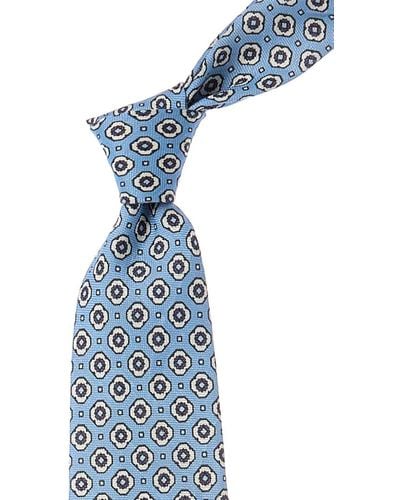 Brooks Brothers Light/pastel Blue Petal Blue Linen & Silk-blend Tie
