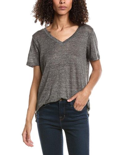 InCashmere In2 By High-Low T-Shirt - Gray
