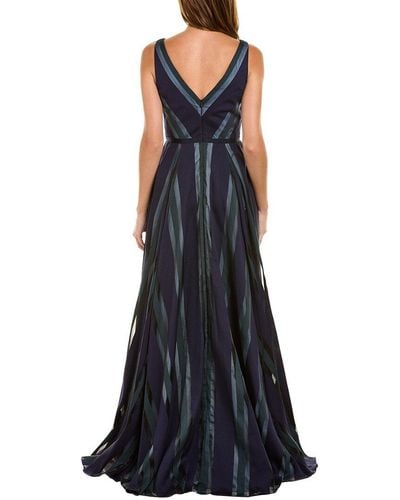 Carmen Marc Valvo Infusion Gown - Blue
