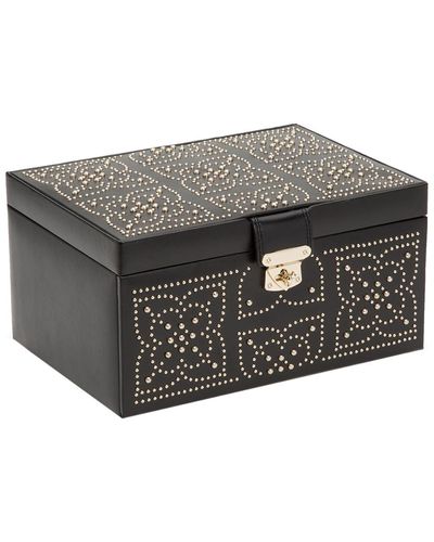 Wolf Marrakesh Medium Jewelry Box - Black