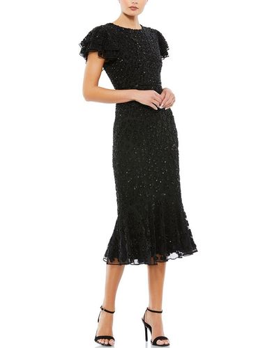 Mac Duggal Embellished Cocktail Dress - Black